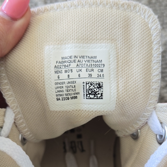 Converse All Star Pink Canvas Sneakers - Picture 4 of 4